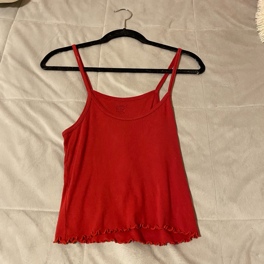 Brandy Melville red tank top